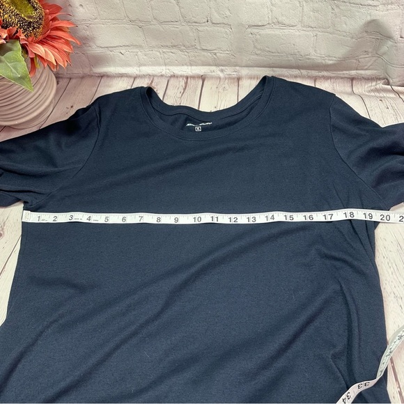 eddie bauer Women's Black Long Sleeve tee set of 2 black and navy sz xl - Picture 5 of 7